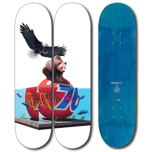 Lifted (Skate Deck)  by Josh Keyes