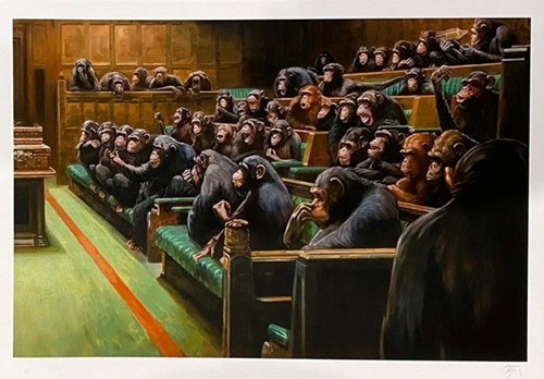 Monkey Parliament (2022) (Large Format) by Mason Storm