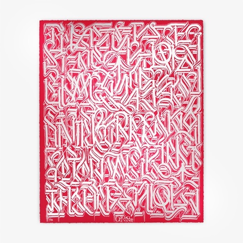 Esoteric Knowledge #1 (Silver On Red) by Defer