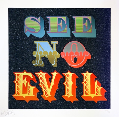 See No Evil  by Ben Eine