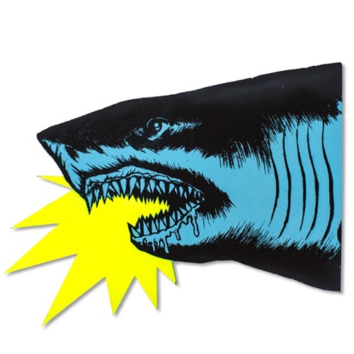 Shark Head (Blue Fluorescent Variant) by Shark Toof