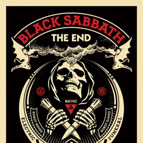 Black Sabbath - The End (Red) by Shepard Fairey