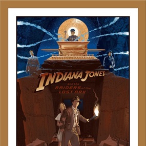 Indiana Jones And The Raiders Of The Lost Ark (Wood Variant) by Laurent Durieux