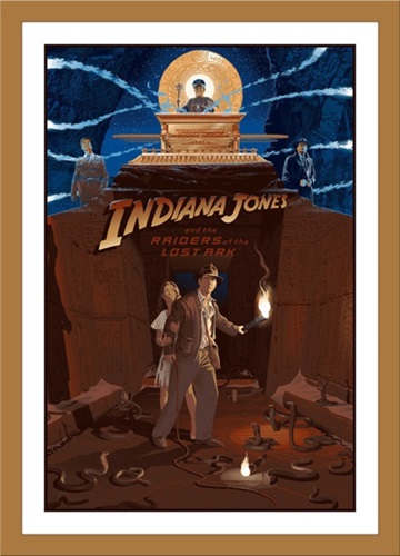 Indiana Jones And The Raiders Of The Lost Ark (Wood Variant) by Laurent Durieux