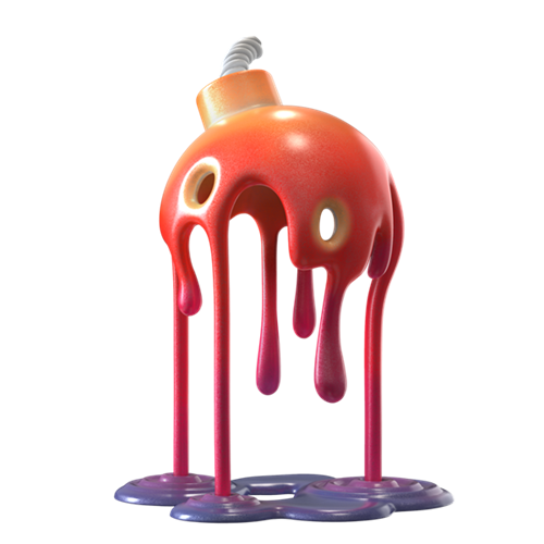 Melting Bomb (Infrared Edition) by Jason Freeny