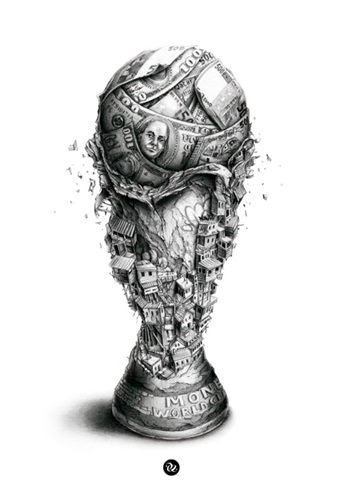 Enjoy The Cup (Black & White) by Pez