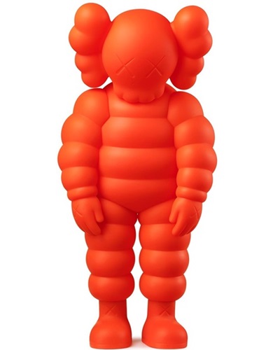 What Party (Sculpture) (Orange) by Kaws