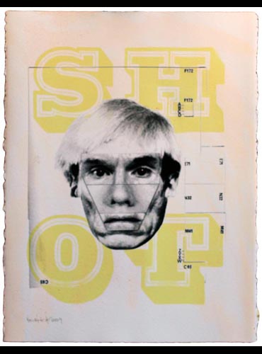 Dirty Warhol (Shot) by Ben Eine