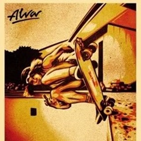 Alva (Red) by Shepard Fairey