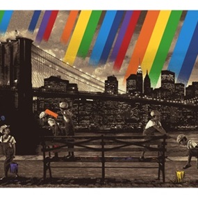 Brooklyn Bridge (Sepia) by Roamcouch