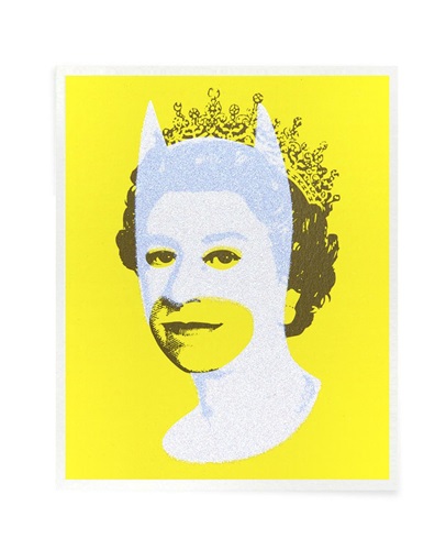 Rich Enough To Be Batman (Diamond White and Yellow (Postcard Size)) by Heath Kane