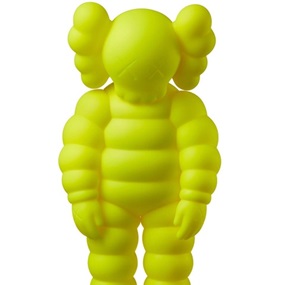 What Party (Sculpture) (Yellow) by Kaws