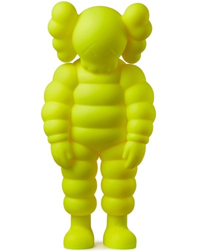 What Party (Sculpture) (Yellow) by Kaws