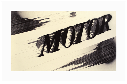 Motor  by Ed Ruscha