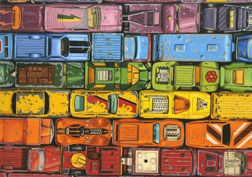 Rainbow Parking  by Jeremy Dickinson