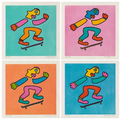 Skateboarding  by Thierry Noir