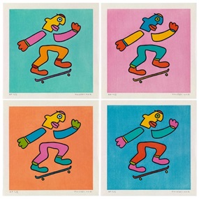 Skateboarding by Thierry Noir
