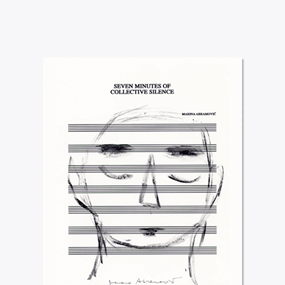 Seven Minutes Of Collective Silence (Timed Edition) by Marina Abramovic