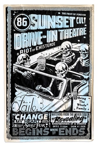 Sunset Drive-In  by Faile