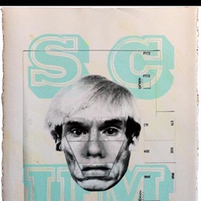 Dirty Warhol (Scum) by Ben Eine