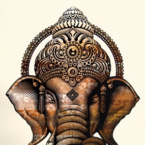 Ganesha (White) by Cryptik
