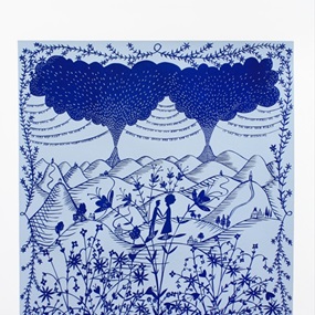 It Was Only The Beginning (Blue) by Rob Ryan