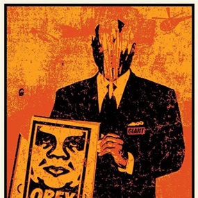 Suit (Red) by Shepard Fairey