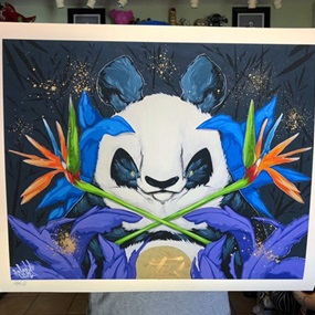 Woes In Paradise II (Hand-Embellished) by Angry Woebots