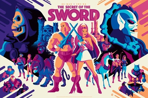 The Secret Of The Sword (Honor Variant) by Tom Whalen