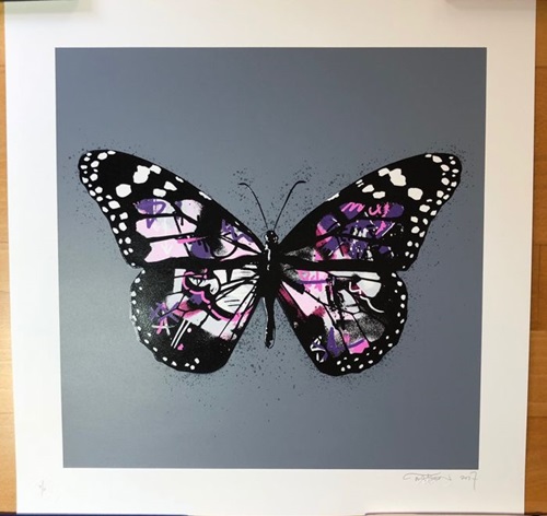 Butterfly (Purple) (Grey / Pink Printer