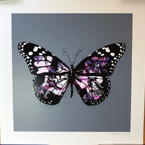 Butterfly (Purple) (Grey / Pink Printer