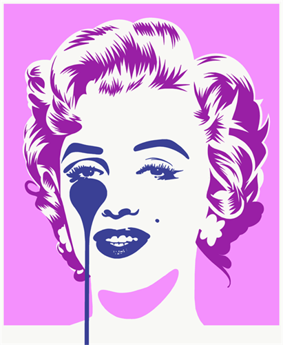 Marilyn Classic (Pink & Purple) by Pure Evil