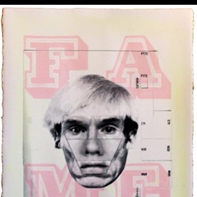 Dirty Warhol (Fame) by Ben Eine