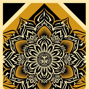 Lotus Diamond (Gold) by Shepard Fairey