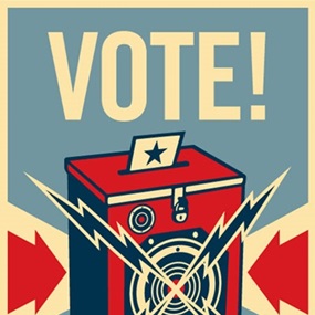 Vote! by Shepard Fairey