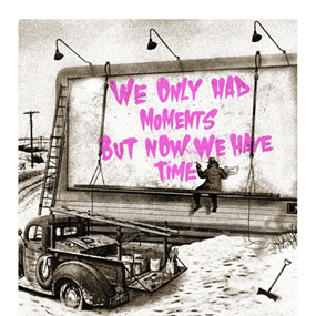 Now Is The Time (Pink) by Mr Brainwash