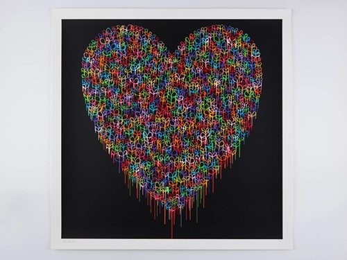 Hearts In Love (Black) by Waleska Nomura