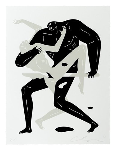 Between The Sun And Moon (White) by Cleon Peterson