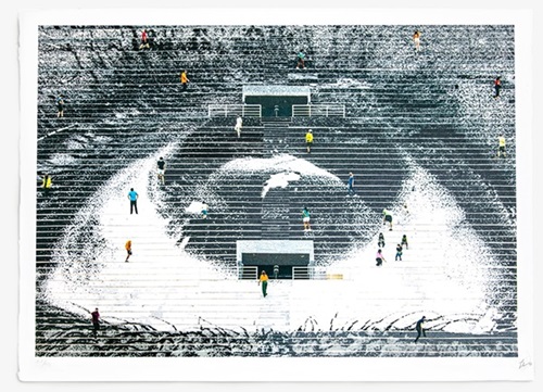 Eye, Estadio de Pacaembu, Sao Paulo, 2020  by JR