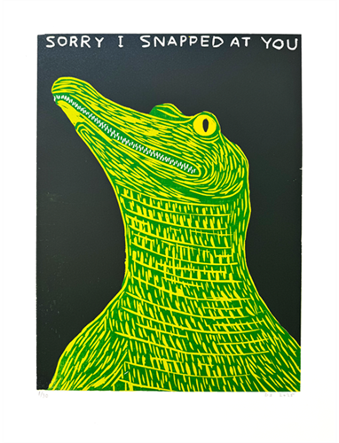 Sorry I Snapped At You  by David Shrigley