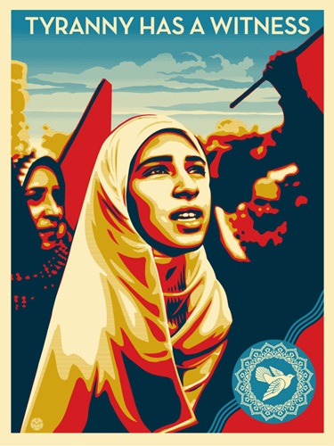 Tyranny Has A Witness  by Shepard Fairey