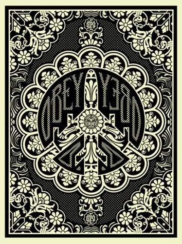 Peace Bomber (Black) by Shepard Fairey