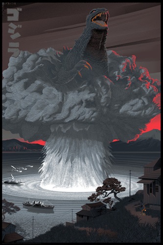 Godzilla (Canvas) by Laurent Durieux