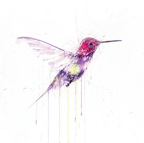 Hummingbird I (Gold Leaf XL) by Dave White