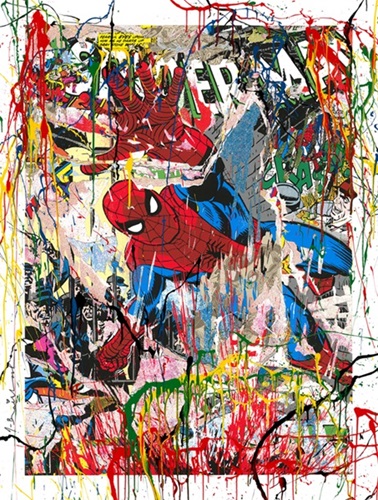 Spider-Man (Hand-Finished) by Mr Brainwash