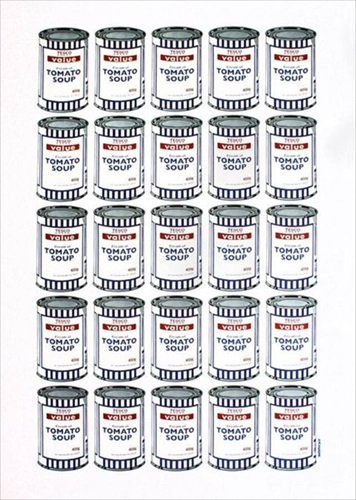 Soup Can Poster (First Edition) by Banksy
