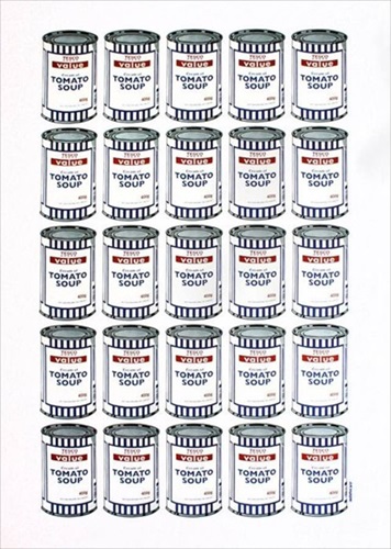 Soup Can Poster (First Edition) by Banksy