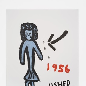 Grumpy Girl by Rose Wylie