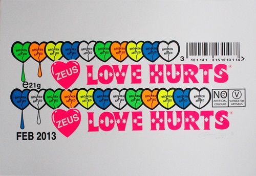 Love Hurts (Fluoro) by Dean Zeus Colman