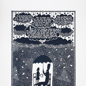 The Village Grew Into A Town by Rob Ryan